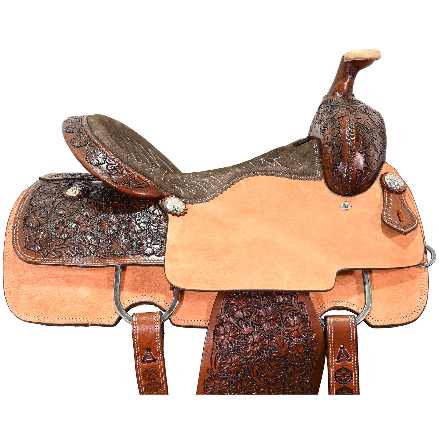 New! 15" Silver Royal by Tough-1 Holbrook Roping Saddle