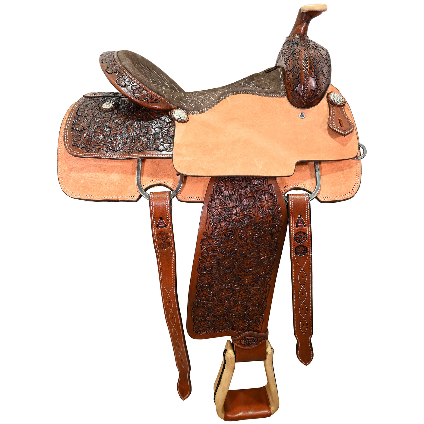 New! 15" Silver Royal by Tough-1 Holbrook Roping Saddle