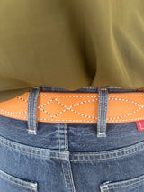 Coolhorse Leather 1 1/2" Slickout Gunslinger Belt, Handmade in Amarillo, TX