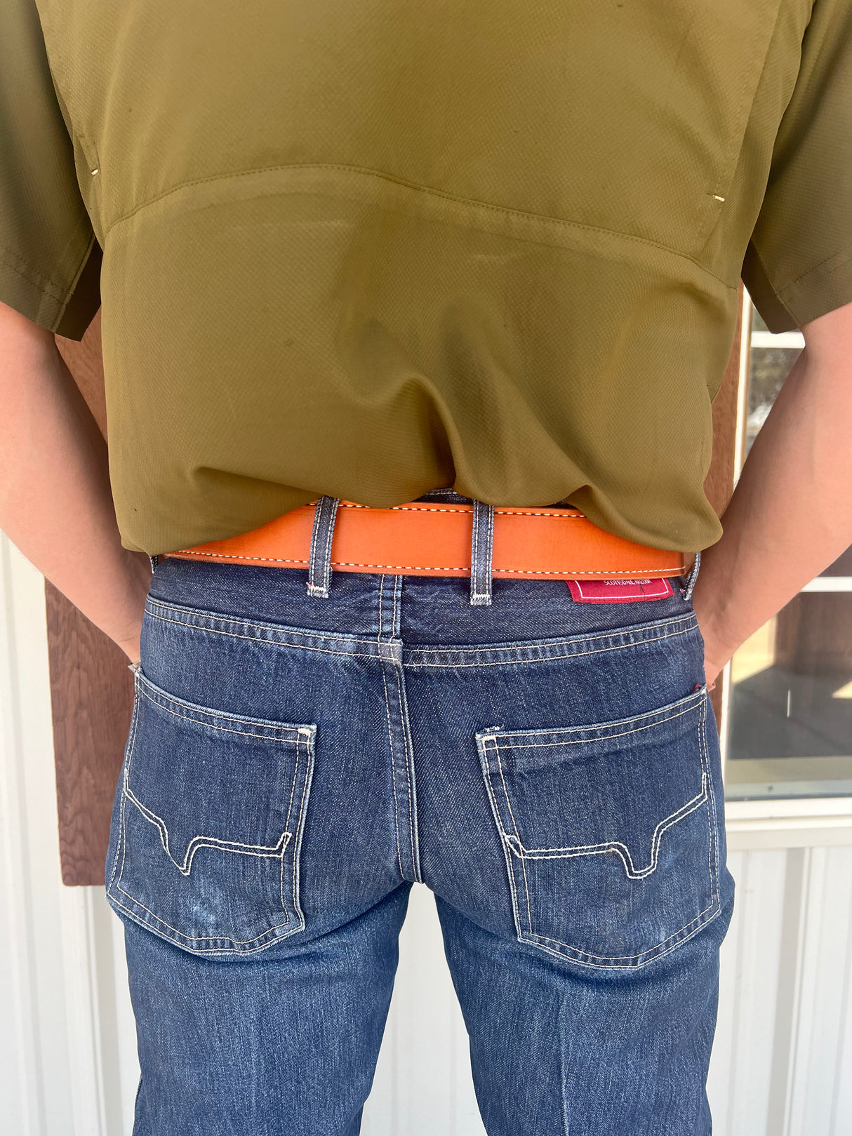 Coolhorse Leather 1 1/2" Slickout Belt- Pre-Made, Handmade in Amarillo, TX
