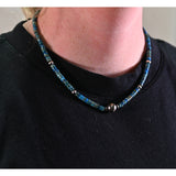 The Rylie Necklace with Azurite Stones