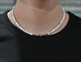 The Everly Adjustable Necklace White Buffalo-13"