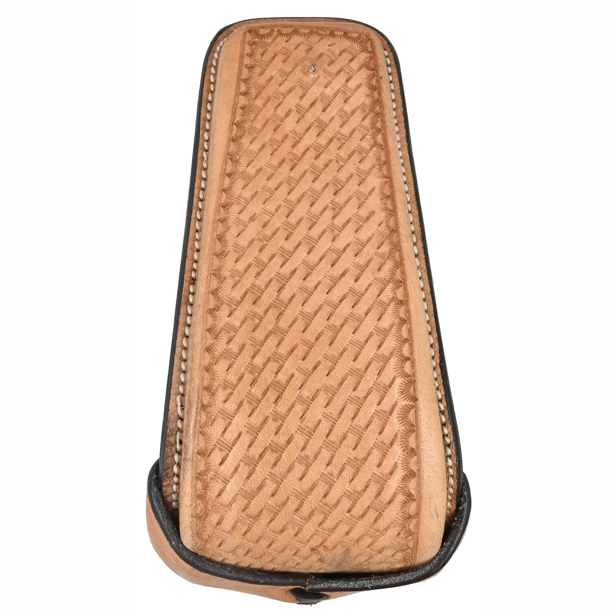 Jerry Beagley 4" Basket Stamped Roper Stirrups