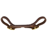 Jerry Beagley Round Curb Strap with Brass Hardware