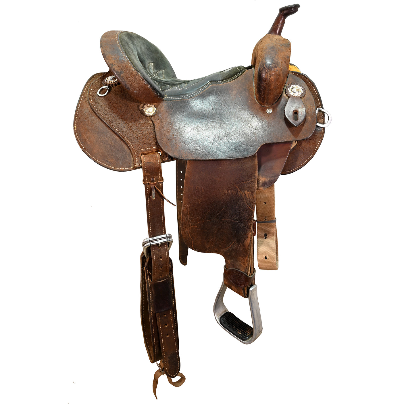 SOLD! Used 14" Double J Lynn McKenzie Nueva Barrel Racing Saddle