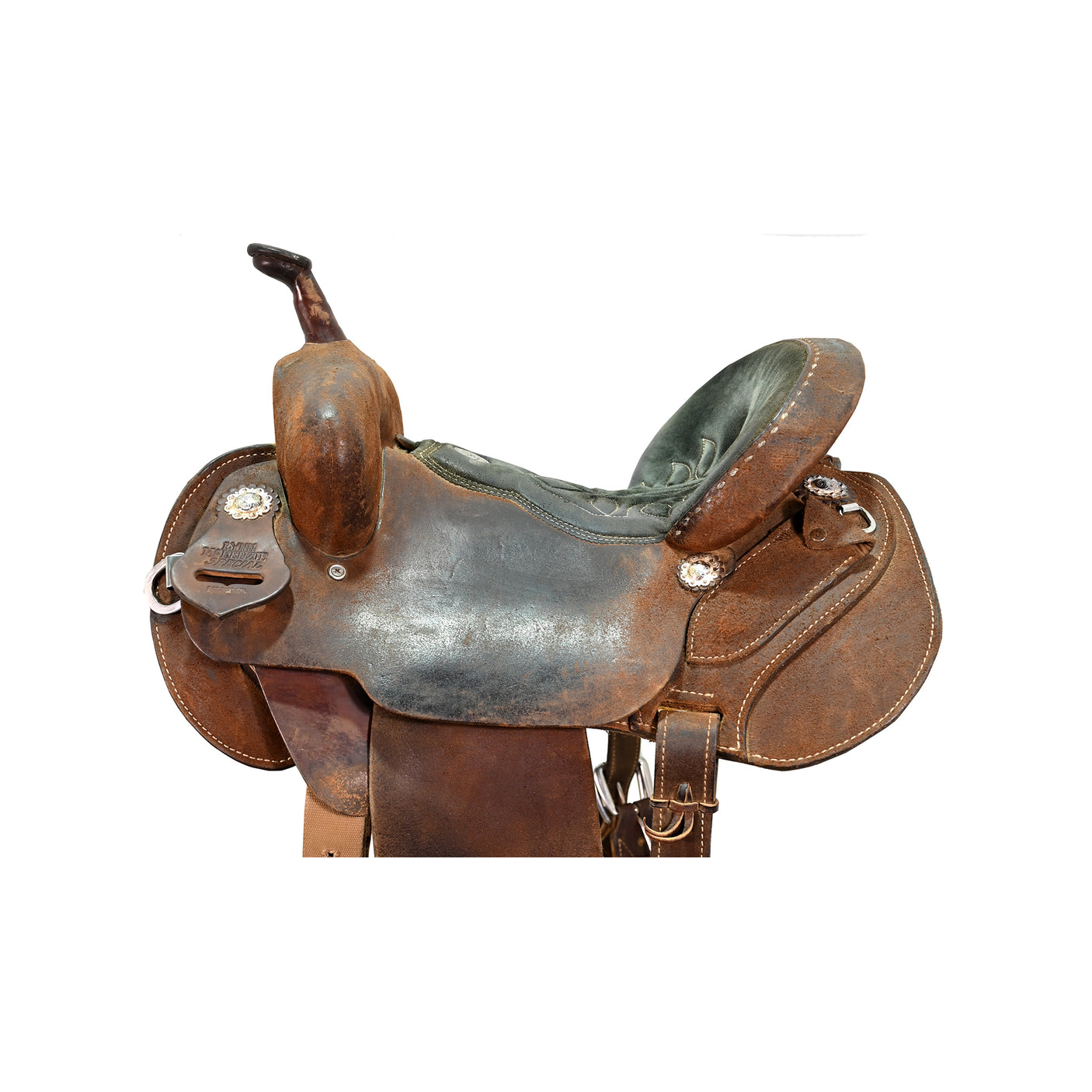 SOLD! Used 14" Double J Lynn McKenzie Nueva Barrel Racing Saddle