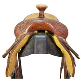 Used 16" HF&C Panhandle Series Trophy Team Roping Saddle