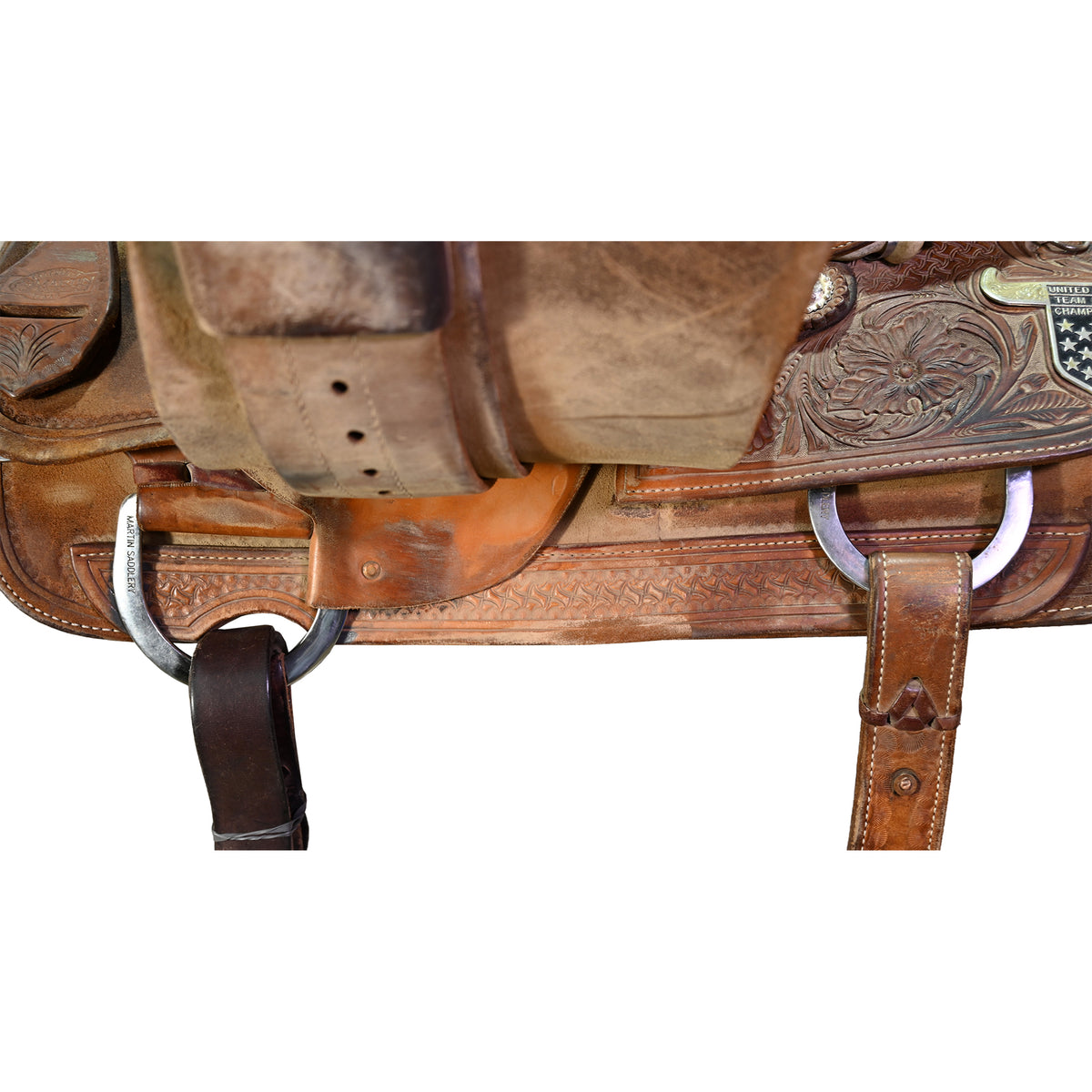 Used 14.5" Martin Trophy Team Roping Saddle
