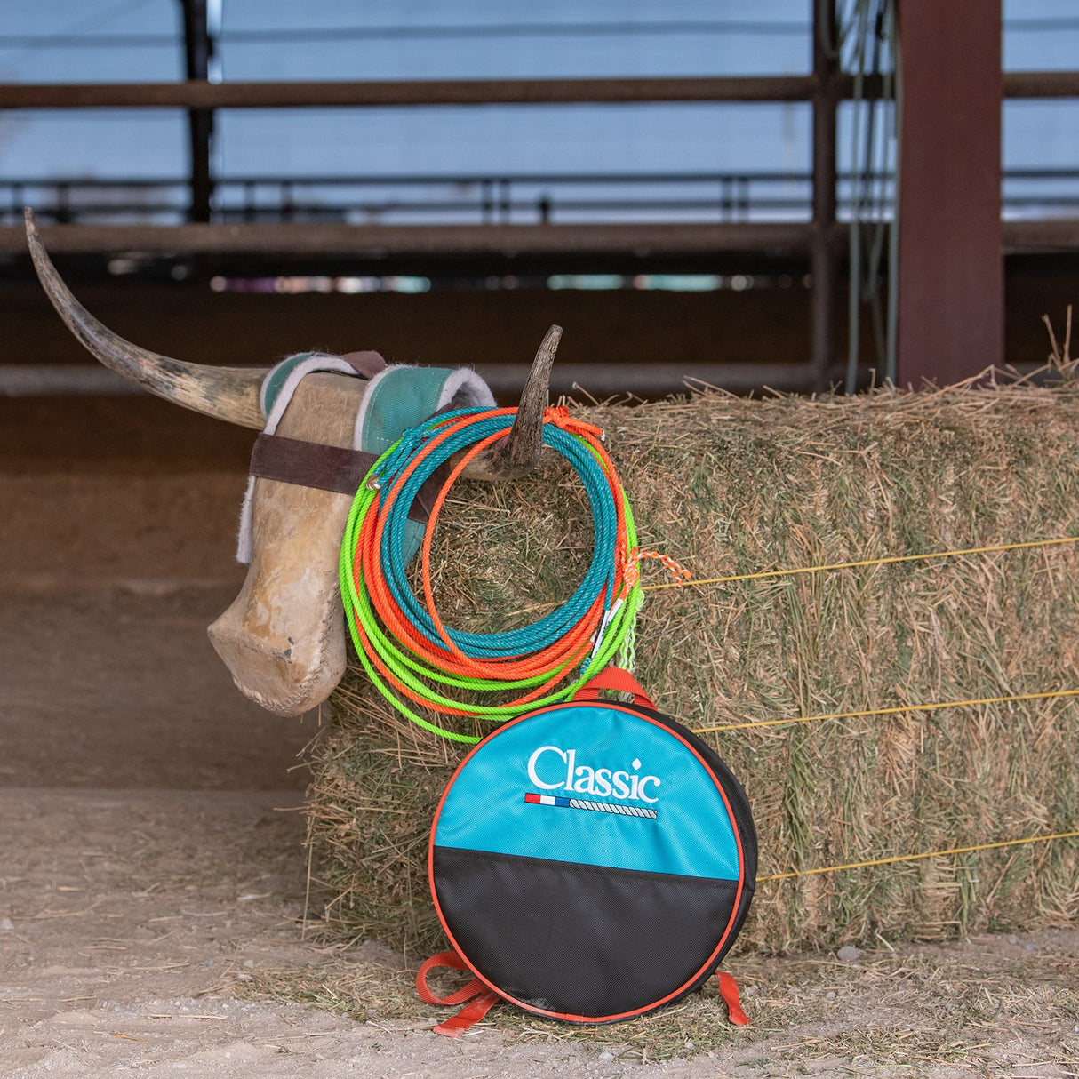 Classic Ropes Kid Rope Bag- Aqua/Black