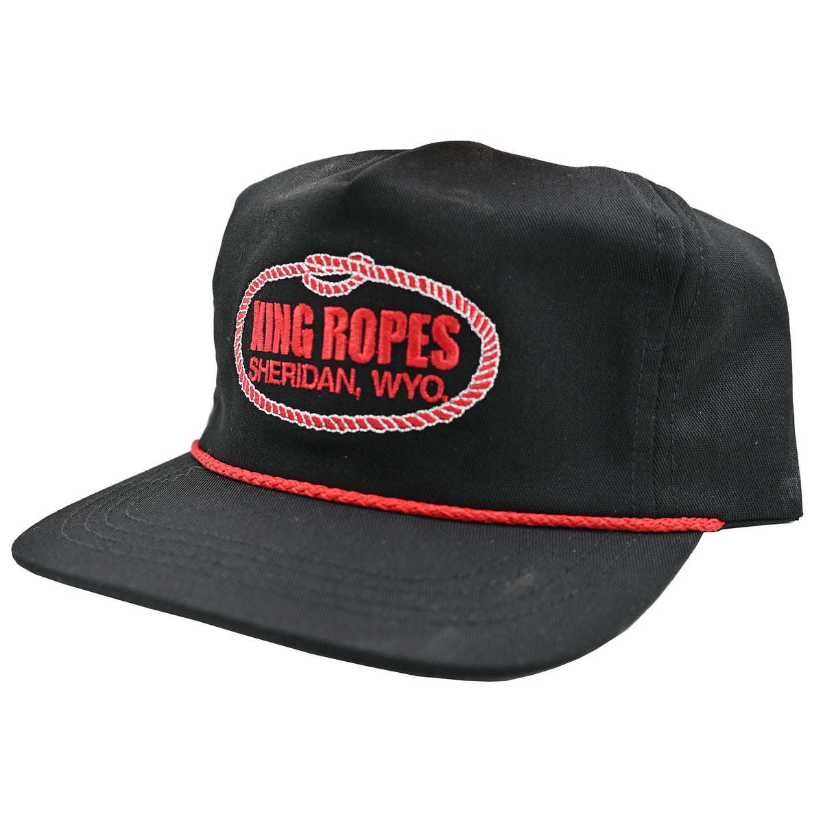 King Ropes Black Golf Cap