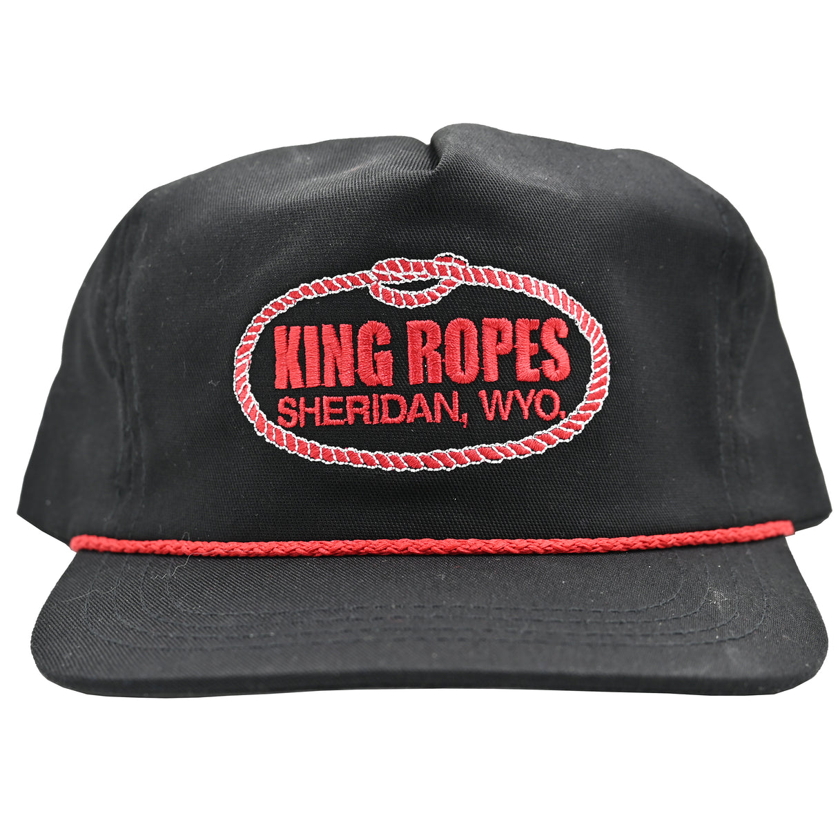 King Ropes Black Golf Cap
