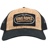 King Ropes Cork and Black Mesh Snapback Cap