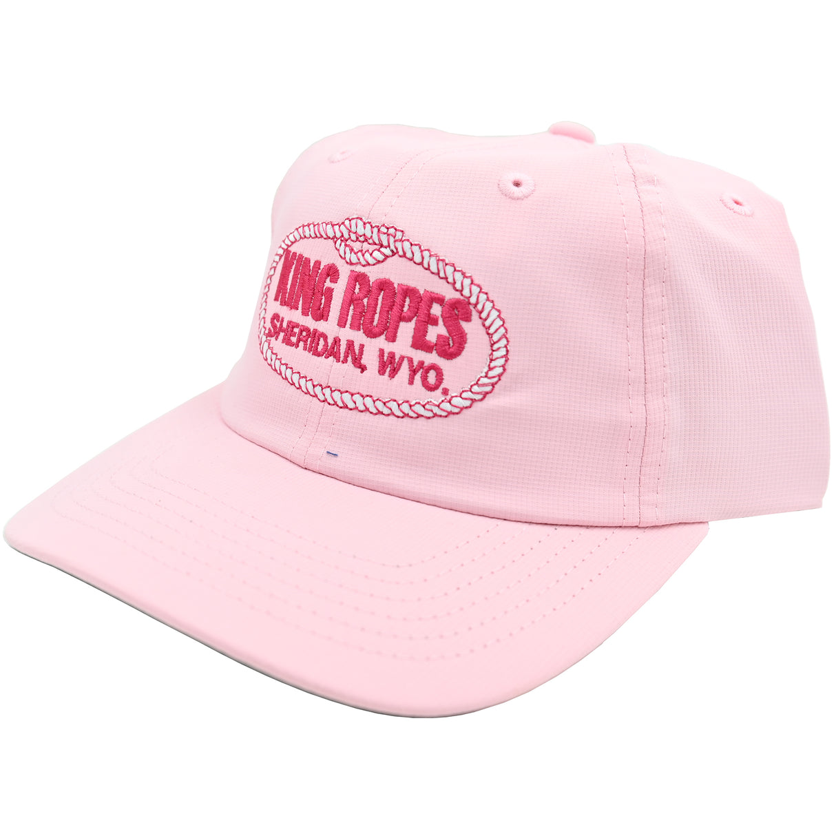 King Ropes Baby Pink Small Fit Performance Ponytail Cap