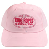 King Ropes Baby Pink Small Fit Performance Ponytail Cap