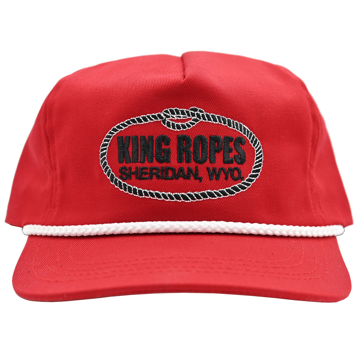 King Ropes Red Golf Cap