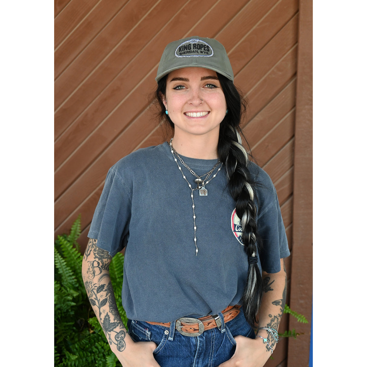 King Ropes Stone Grey Low Profile Cap