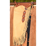 K Bar J Leather Co. Unisex Smoothout Parchment Chinks
