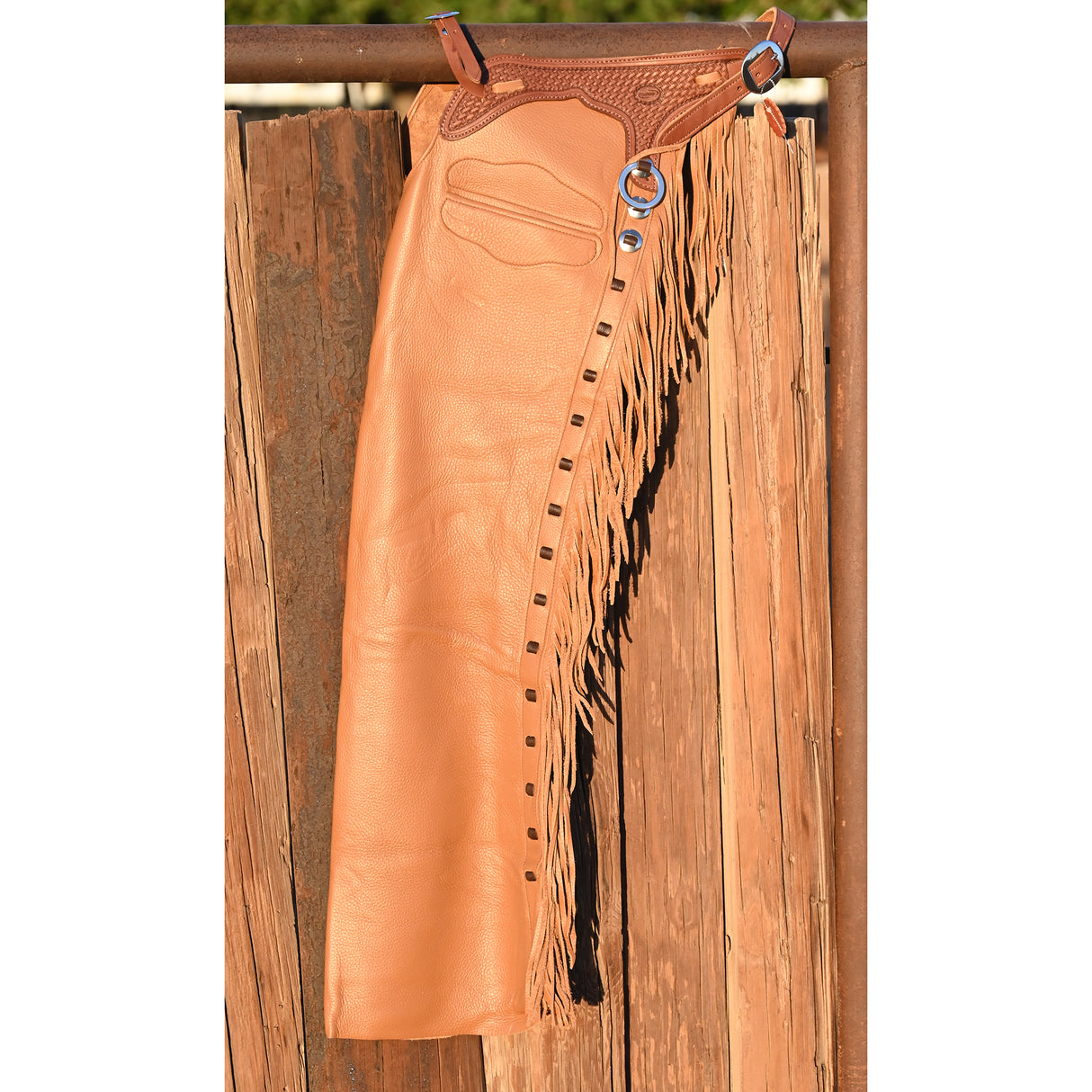K Bar J Leather Co. Unisex Saddle Smoothout Versatility Chaps