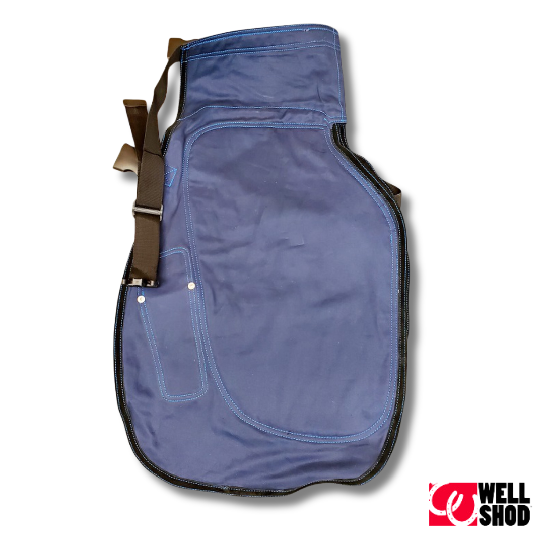 KMA Apron 29" Long Black/Navy