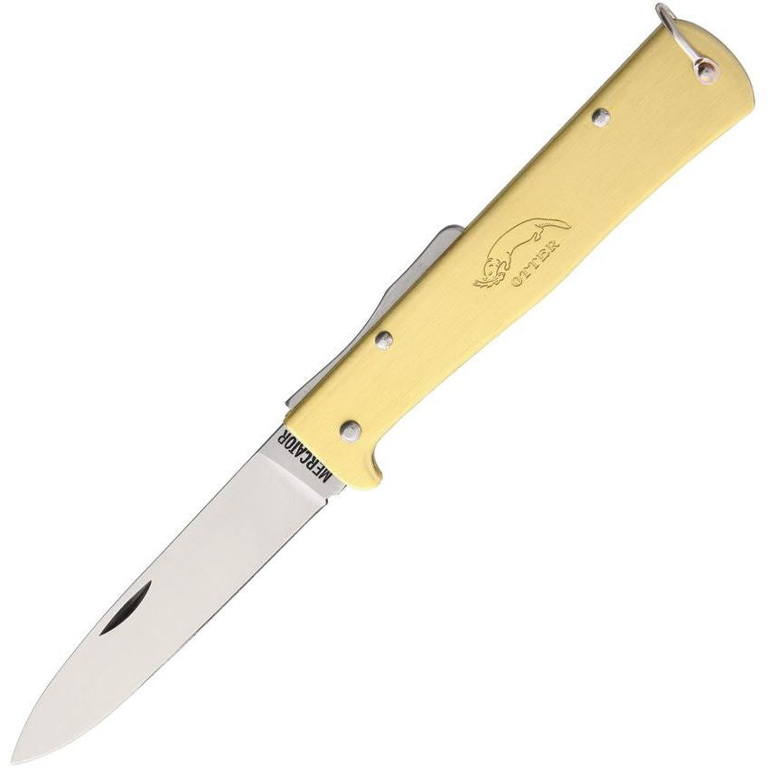 Otter-Messer Mercator Large Brass Carbon Pocket Knife