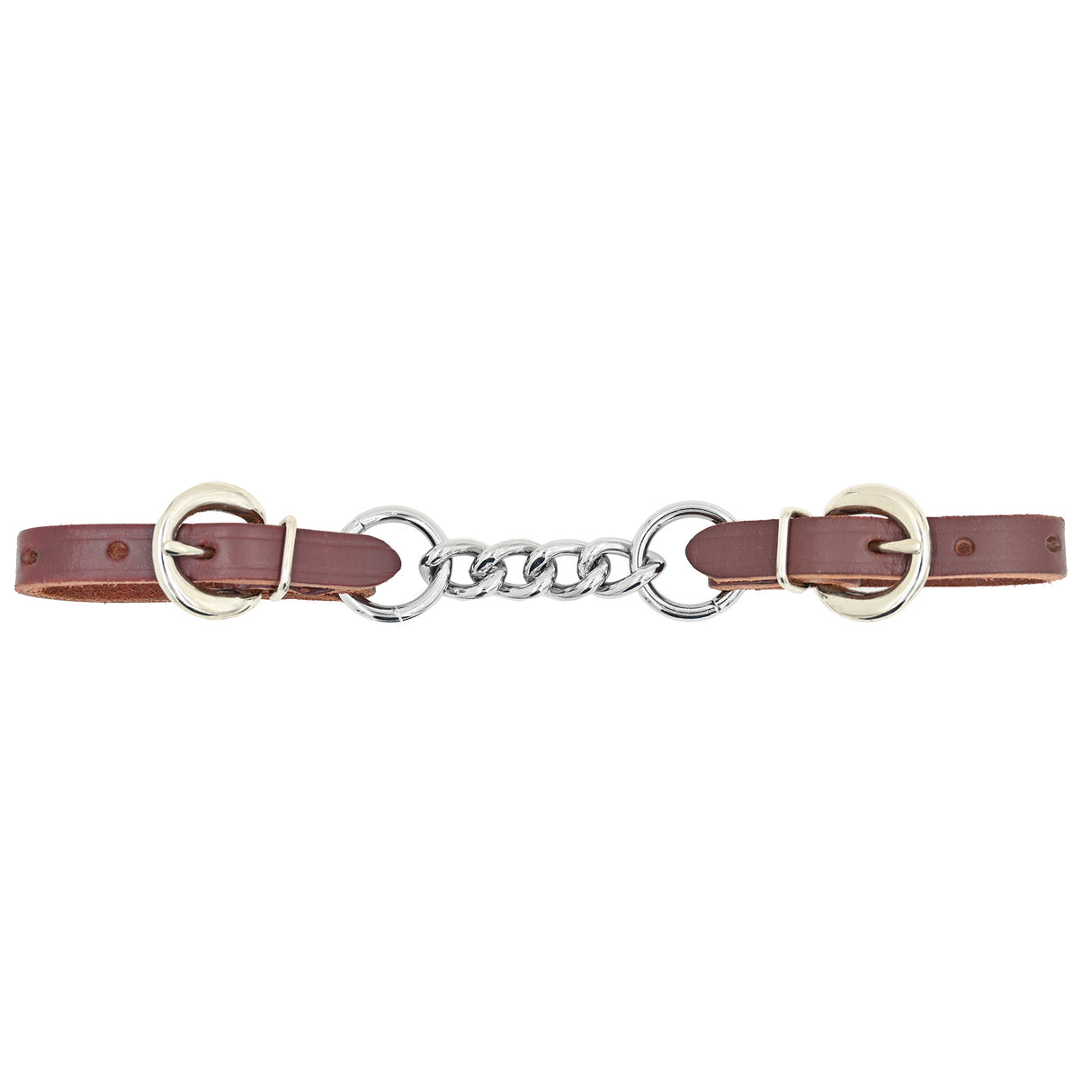 Berlin Leather 1/2" Latigo Single Chain Curb Strap