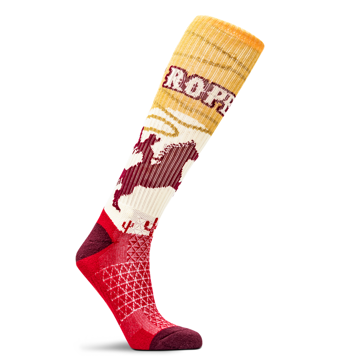 Lucky Chuck Let's Rope Western Performance Socks