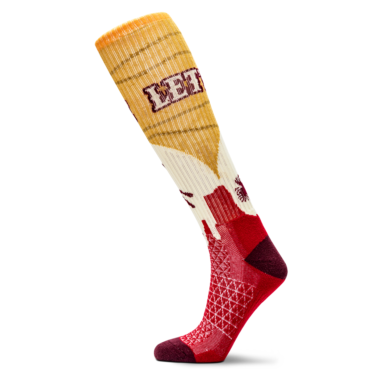 Lucky Chuck Let's Rope Western Performance Socks