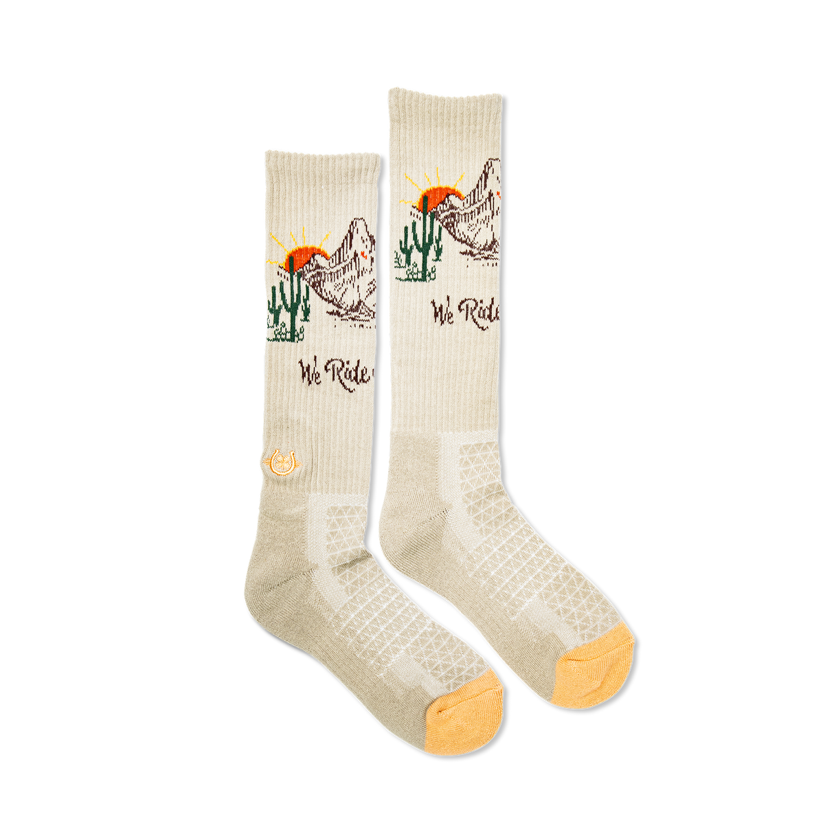 Lucky Chuck We Ride at Dawn Western Performance Socks