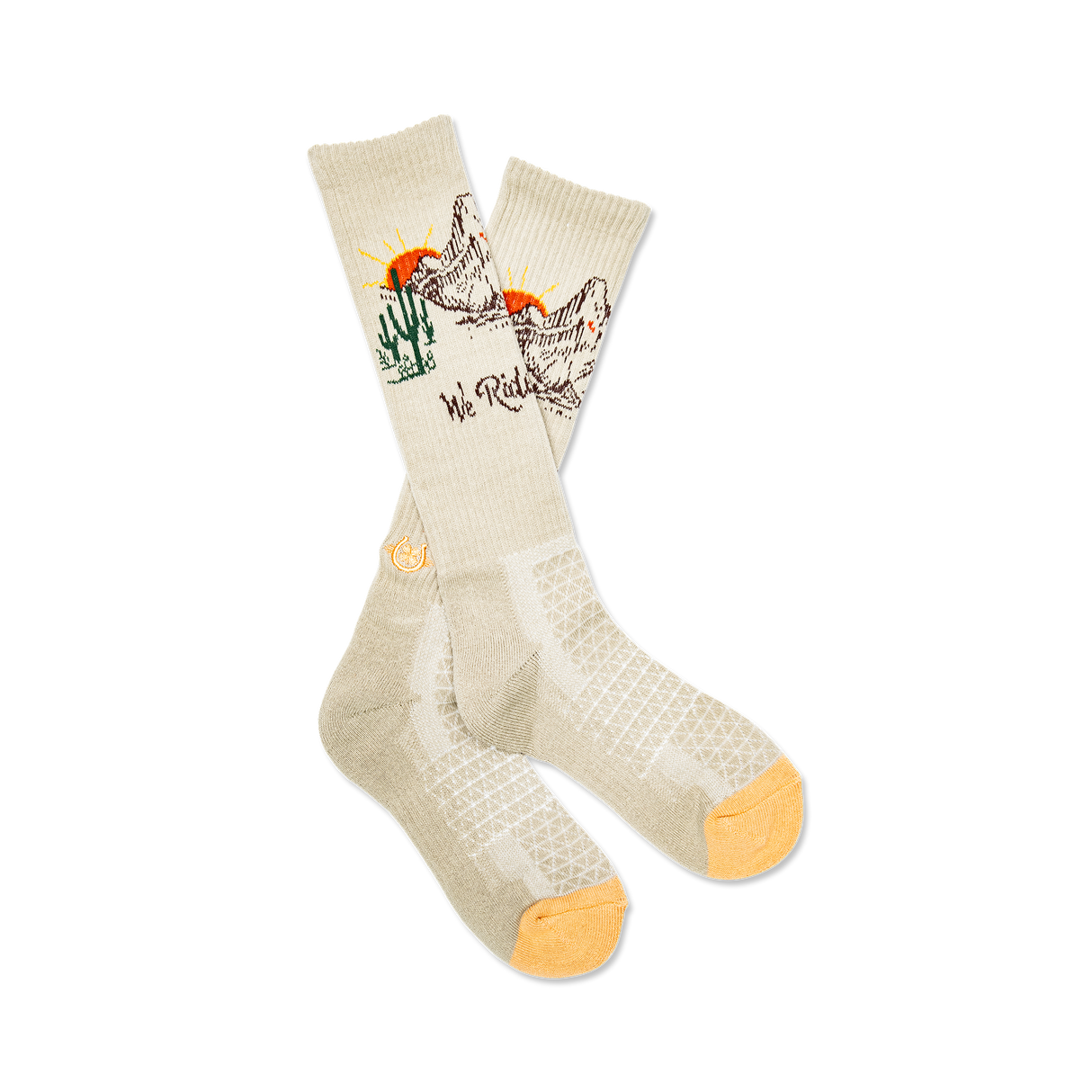 Lucky Chuck We Ride at Dawn Western Performance Socks