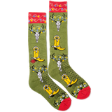 Lucky Chuck Get a Little Western Holiday Western Performance Socks