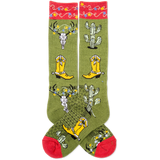 Lucky Chuck Get a Little Western Holiday Western Performance Socks