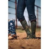 Lucky Chuck Get a Little Western Holiday Western Performance Socks