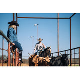 Lucky Chuck Retro Black/White Western Performance Socks