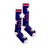 Lucky Chuck Long Live Cowgirls Western Performance Socks
