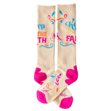 Lucky Chuck Keep the Faith Western Performance Socks