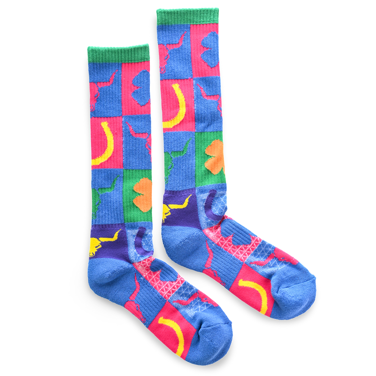 Lucky Chuck Austin Hustle Western Performance Socks