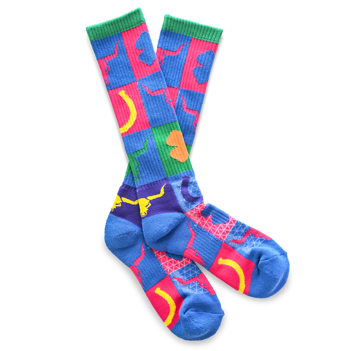 Lucky Chuck Austin Hustle Western Performance Socks