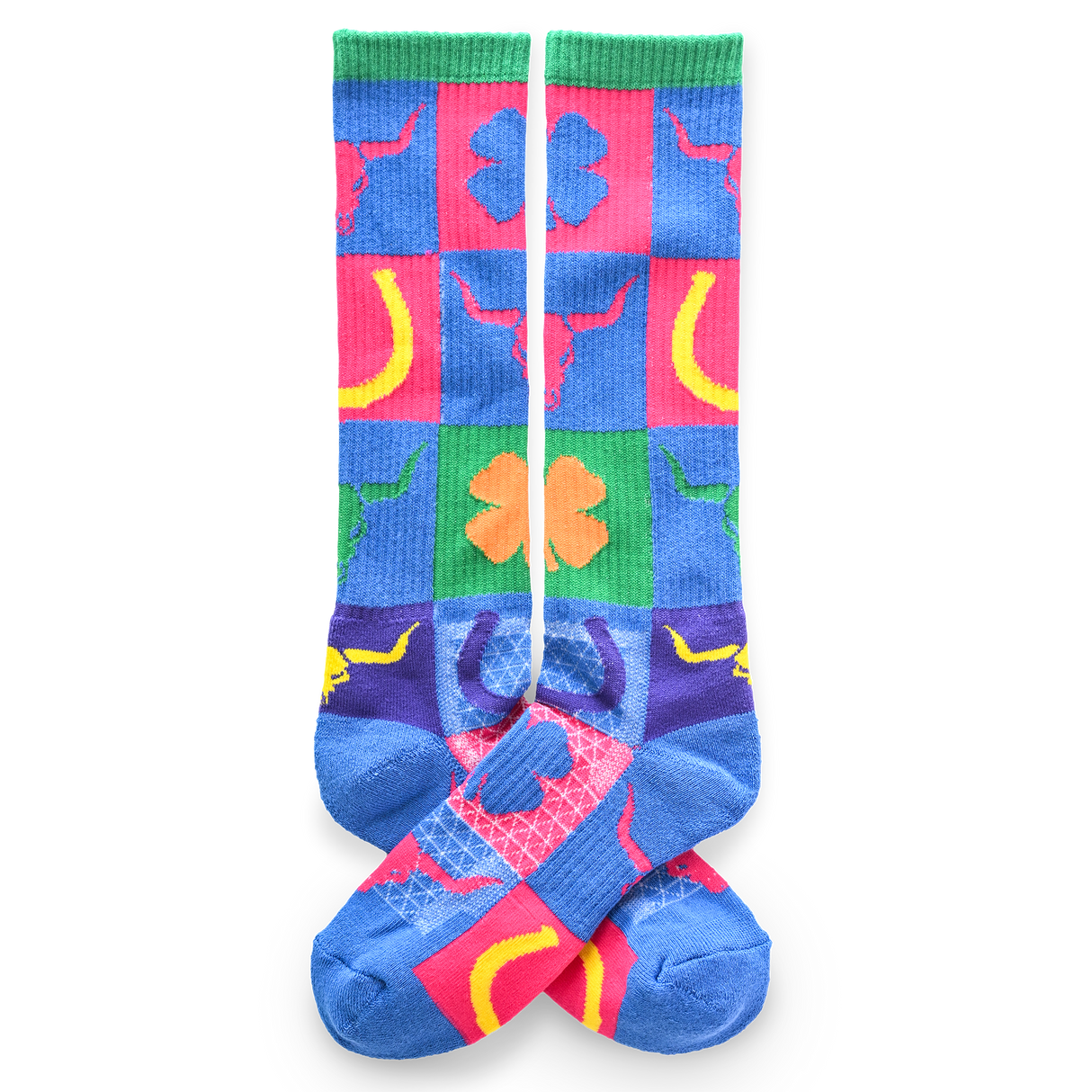 Lucky Chuck Austin Hustle Western Performance Socks