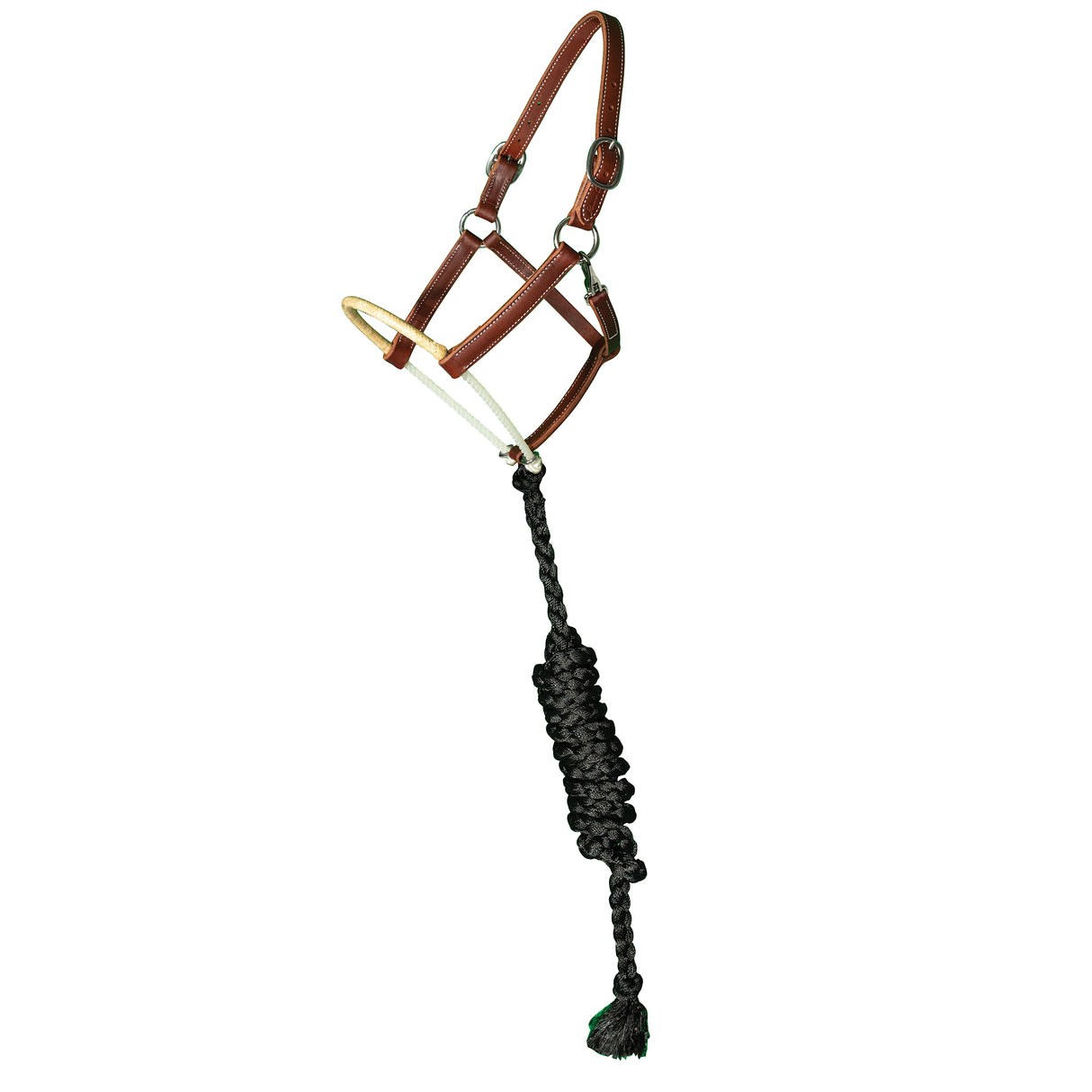 Professional's Choice Leather Halter w/ Rawhide Noseband