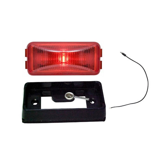 Redline Red Mini Thinline LED Clearance/Marker Light w/Base