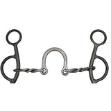 Dutton Bits Twisted Wire Ported Gag Bit