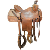 Used 15.5" Mike Terry Ranch Roping Saddle