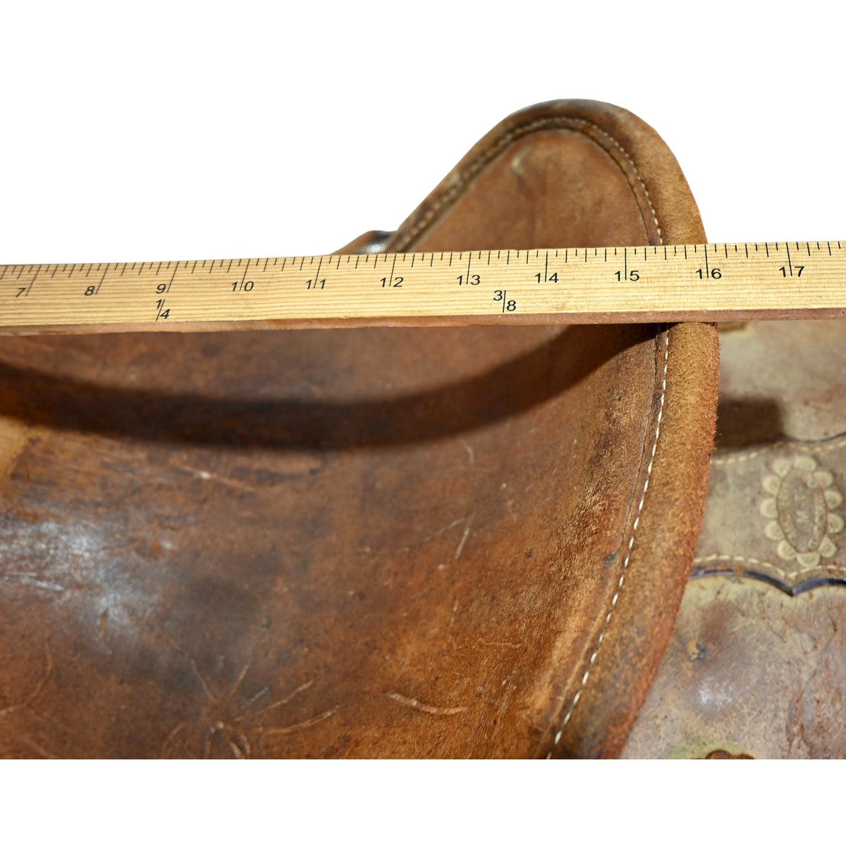 Used 15.5" Mike Terry Ranch Roping Saddle