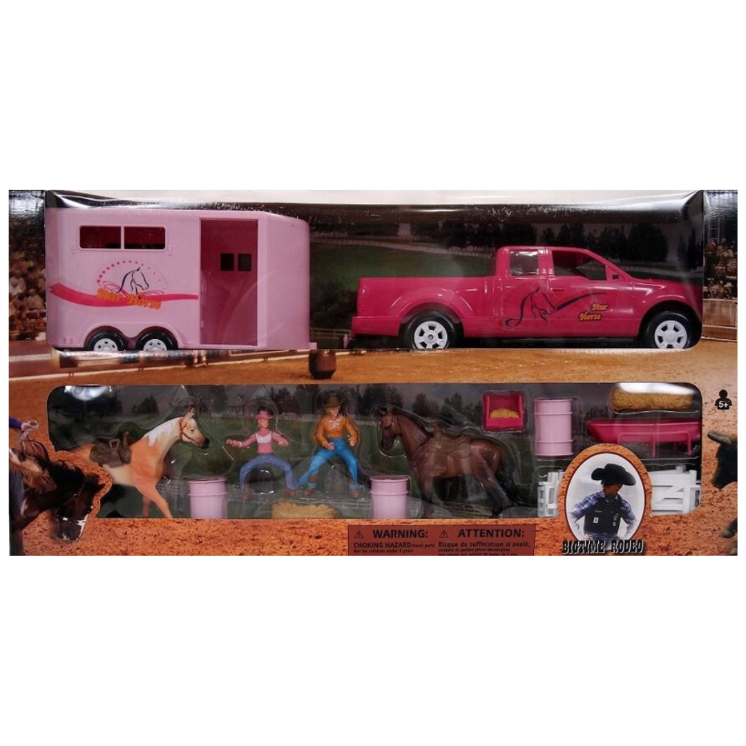 Ready Set Rodeo M & F Western Bigtime Rodeo Barrel Racing Set