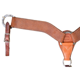 Martin Saddlery 2 3/4" Chestnut Roughout Breast Collar