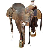 Used 15.5" Travis McIntyre Ranch Roping Saddle