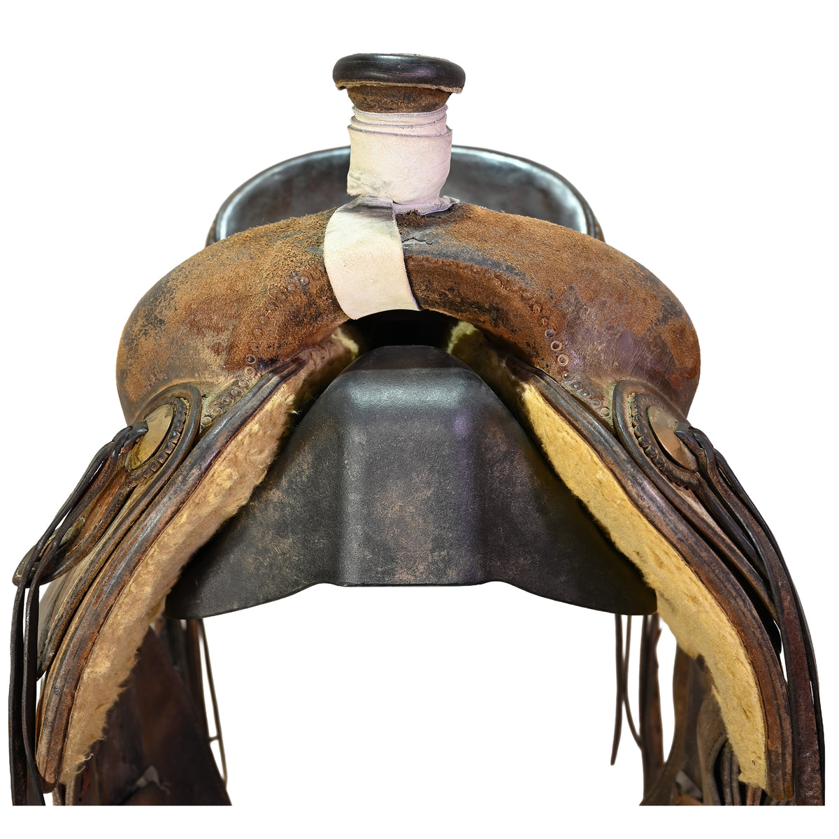 Used 15.5" Travis McIntyre Ranch Roping Saddle
