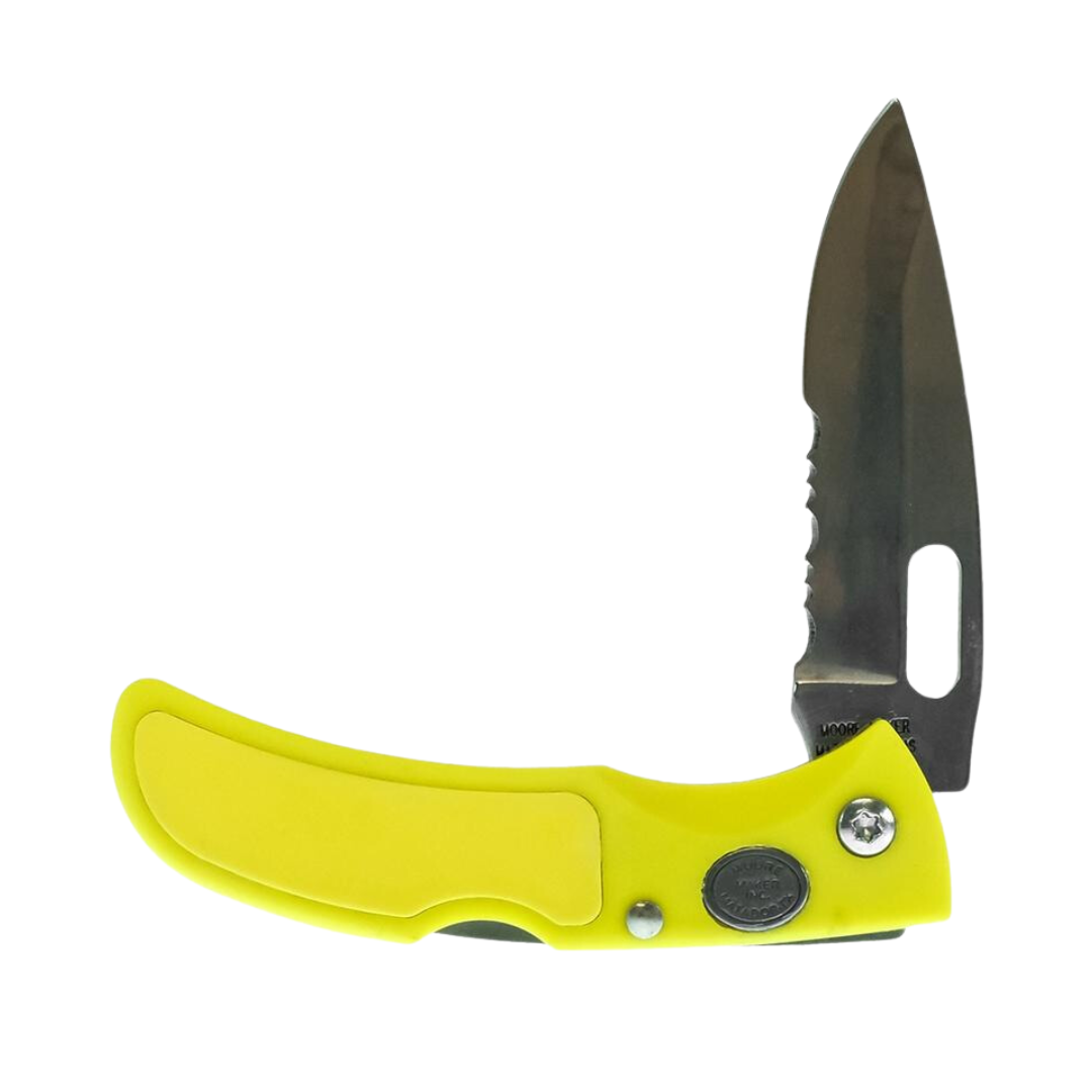 Moore Maker Serrated Roper Lockback Clip Knife