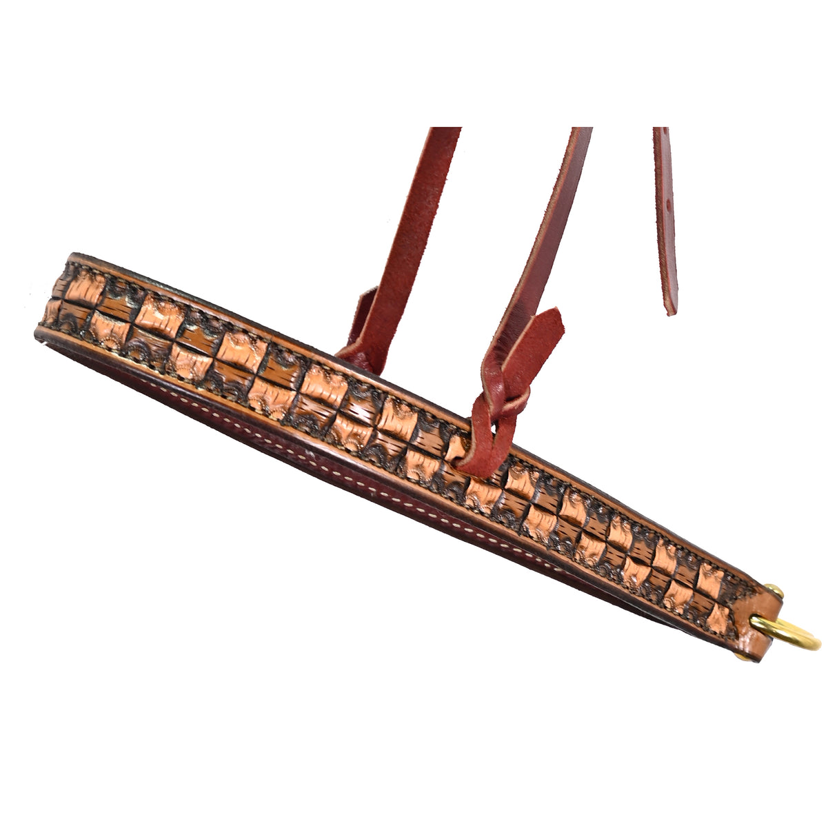 Scott Thomas Saddlery Vintage Checkerboard Tiedown Noseband