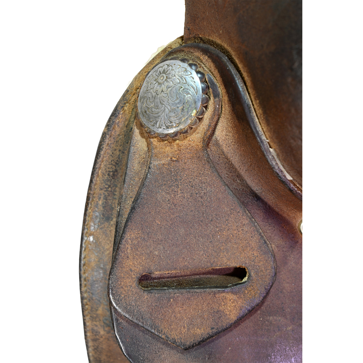 Used 15.5" No Maker Team Roping Saddle